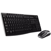 Logitech Mk270 Wireless Keyboard And Mouse Combo Arabic / English Layout (black) - CompuMe